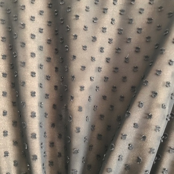 📫 SOLD 📫  Smock High Neck Poms Ruffle Dress - Picture 3 of 6